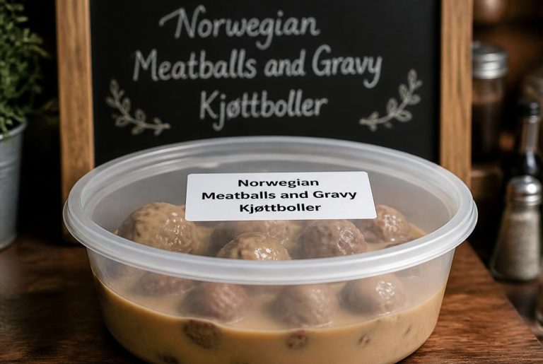 Norwegian Meatballs and Gravy (Kjøttboller) Storage TIps
