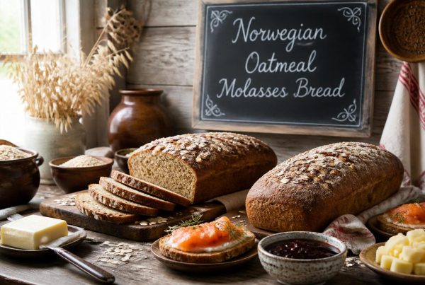 Norwegian Oatmeal Molasses Bread (Havrebrød)