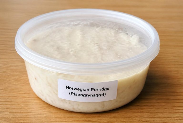 Norwegian Porridge (Risengrynsgrøt) Storage TIps
