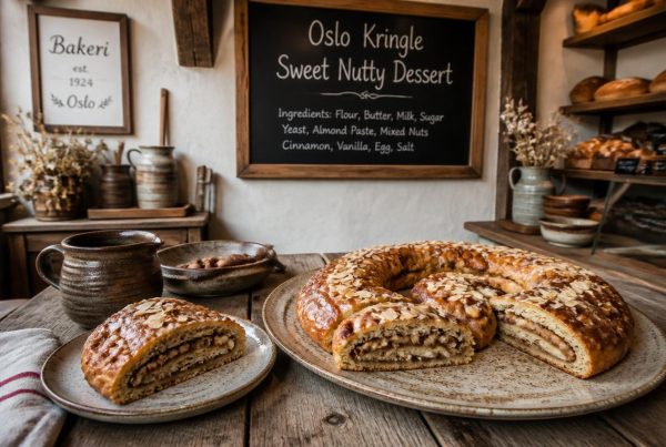 Oslo Kringle Sweet Nutty Dessert