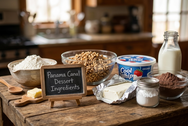 Panama Canal Dessert Recipe Ingredients
