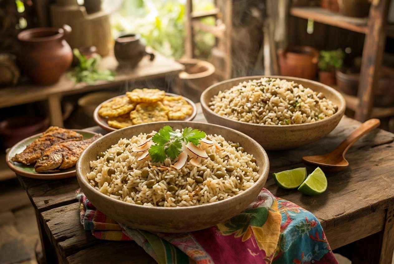 Panamanian Arroz con Guandú y Coco Recipe