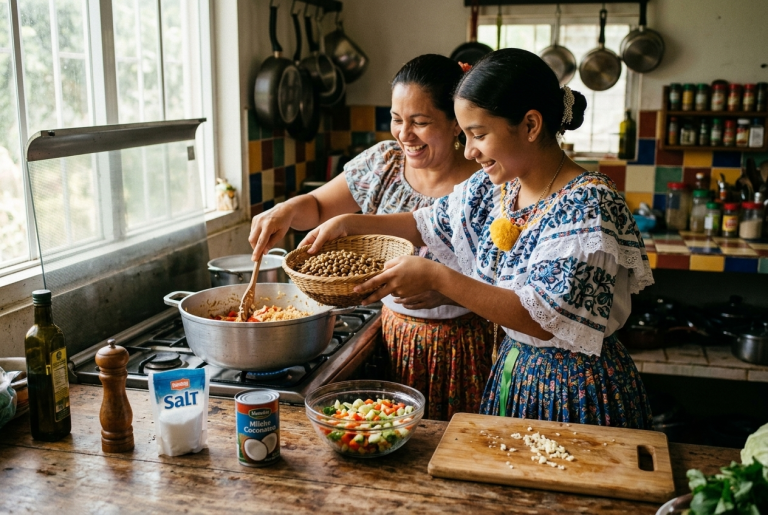 Panamanian Arroz con Guandú y Coco Recipe Cooking TIps