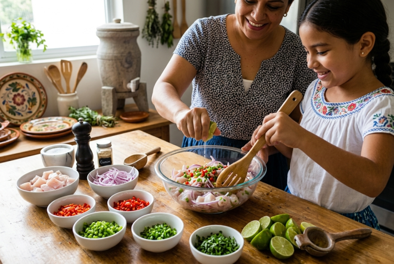 Panamanian Ceviche de Corvina Recipe Cooking TIps