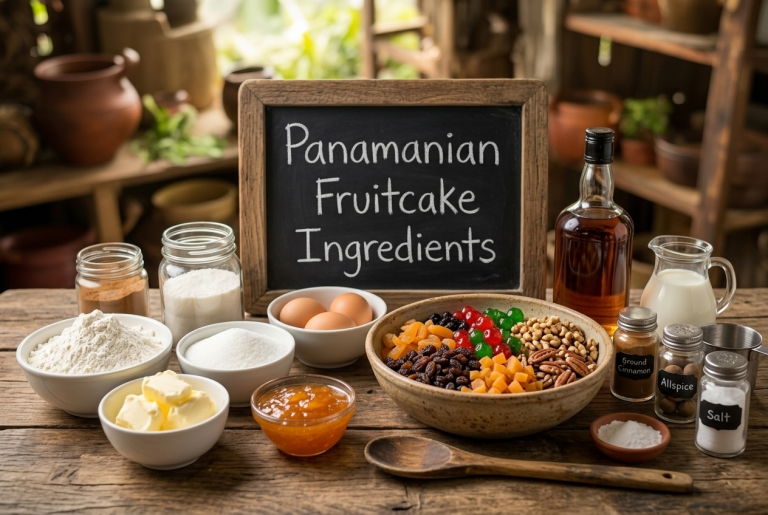 Panamanian Fruitcake Recipe Ingredients