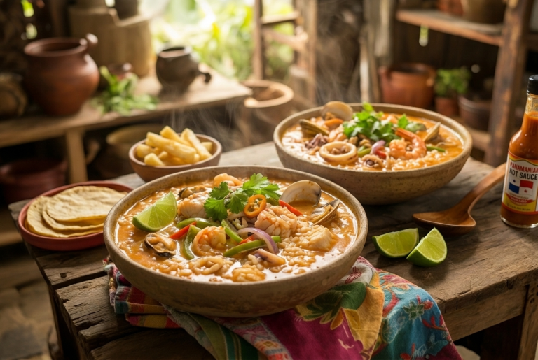 Panamanian Guacho de Mariscos Recipe