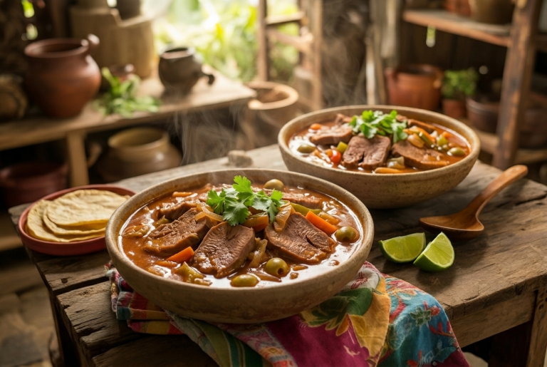 Panamanian Lengua Guisada Recipe
