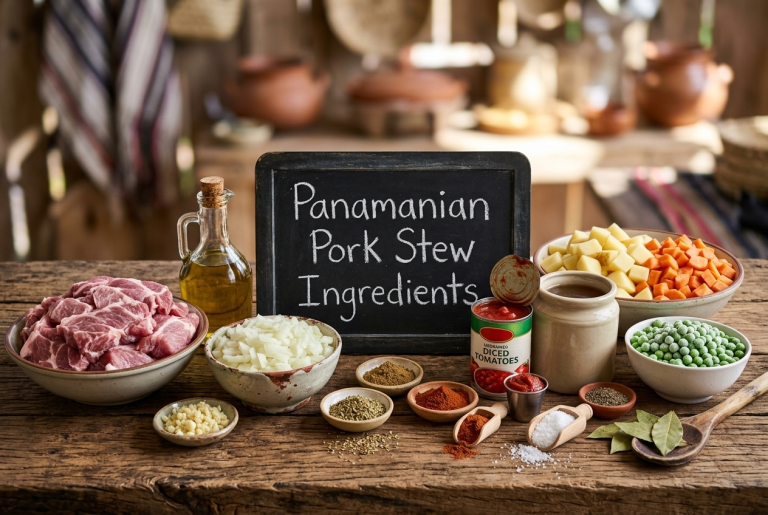 Panamanian Pork Stew Recipe Ingredients