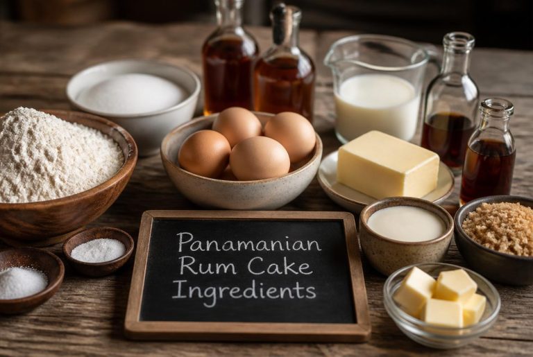 Panamanian Rum Cake Ingredients