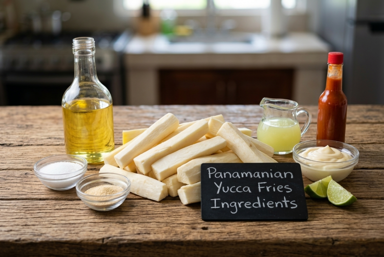 Panamanian Yucca Fries Recipe Ingredients