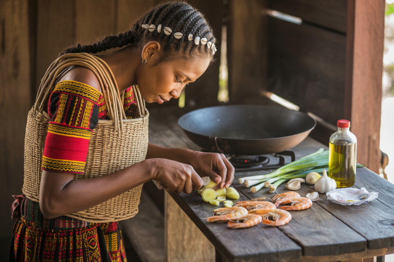 Papua New Guinea Hot Ginger Prawns Cooking Tips