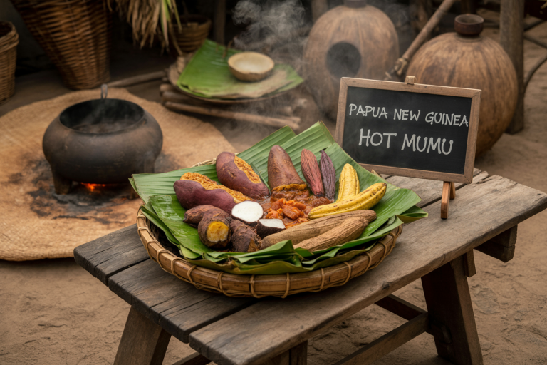 Papua New Guinea Hot Mumu