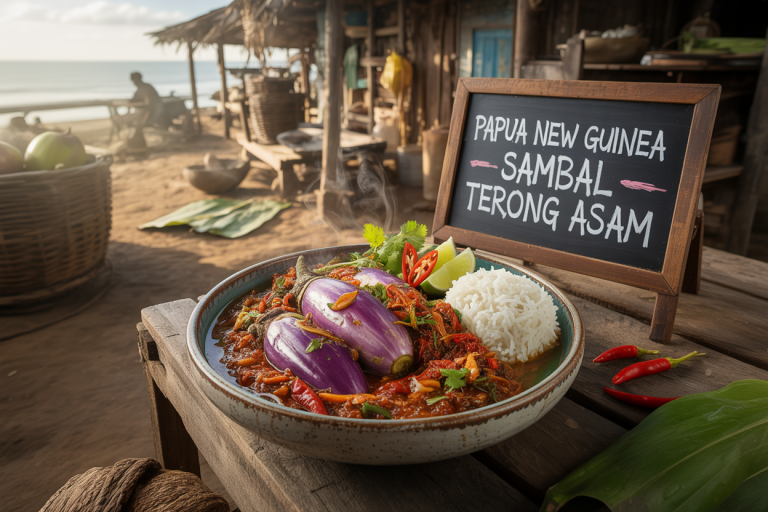 Papua New Guinea Sambal Terong Asam