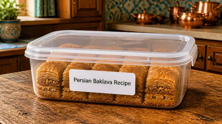 Persian Baklava Recipe Storage Tips