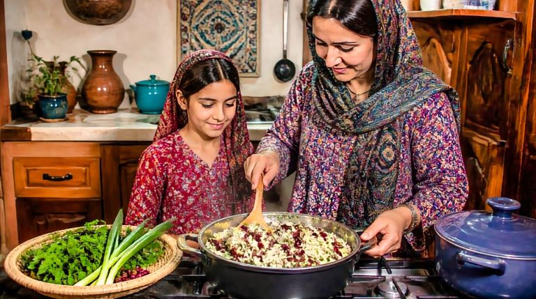 Persian Iranian Estamboli Polo Recipe Cooking TIps