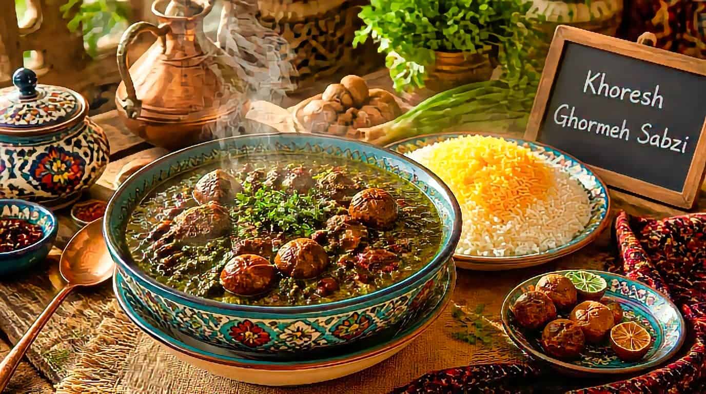 Persian Khoresh Ghormeh Sabzi Recipe