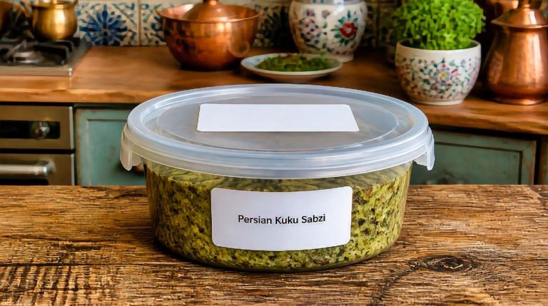 Persian Kuku Sabzi Recipe Storage Tips