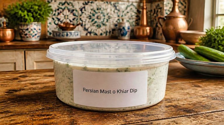 Persian Mast o Khiar Dip Storage Tips
