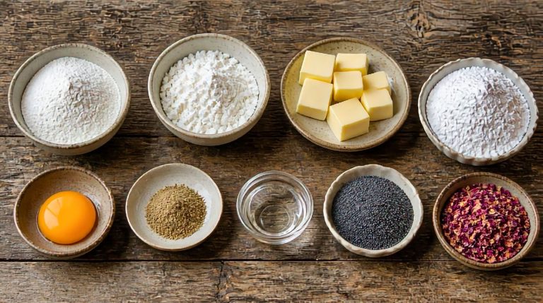 Persian Nan-e Berenji Recipe Ingredients