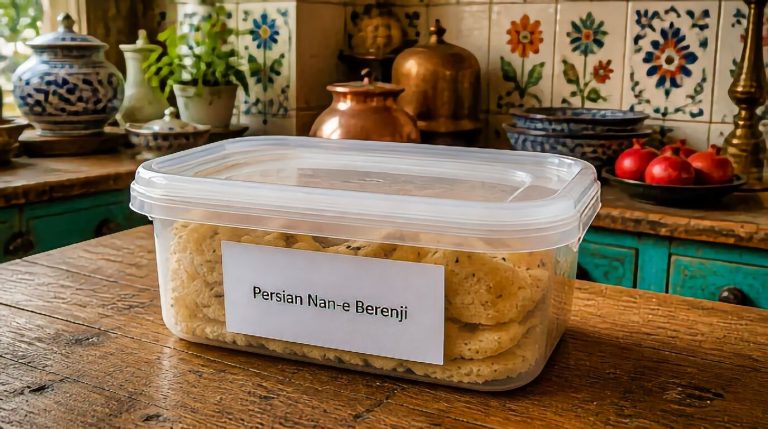 Persian Nan-e Berenji Recipe Storage Tips