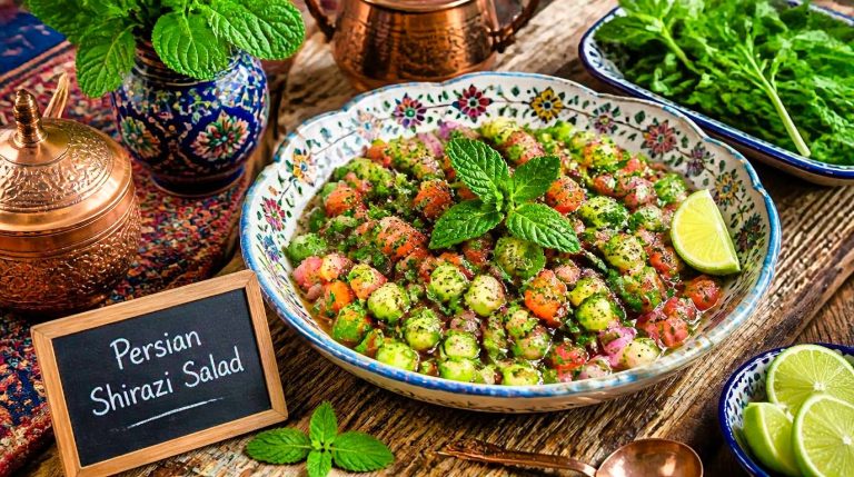 Persian Shirazi Salad