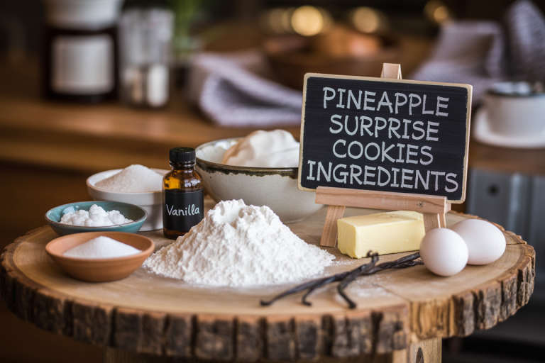 Pineapple Surprise Cookies Ingredients