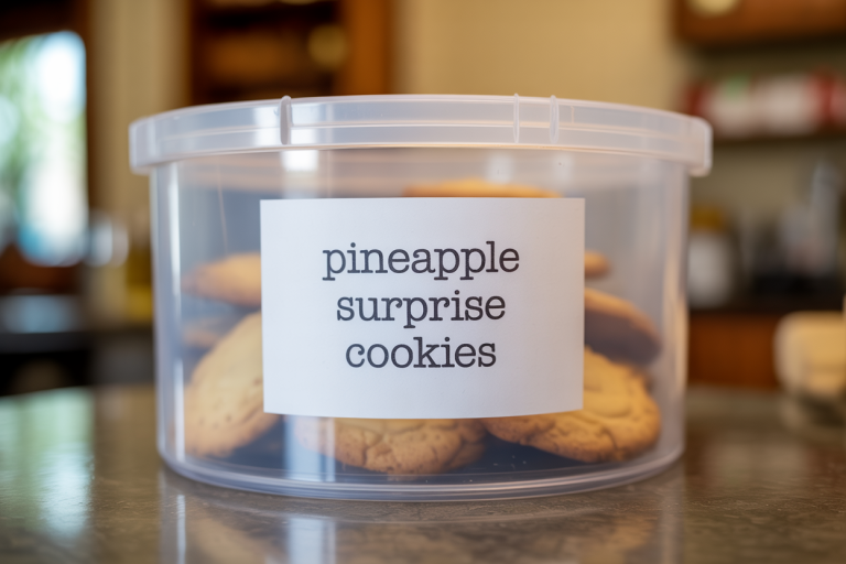 Pineapple Surprise Cookies Storage Tips