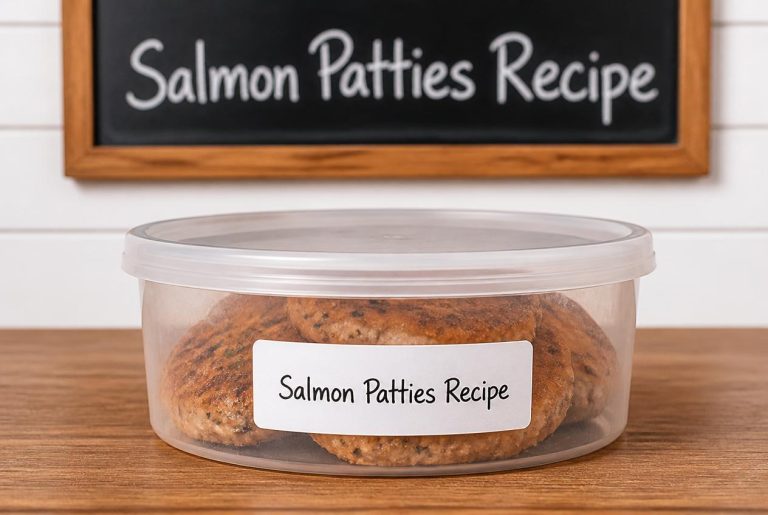 Salmon Patties Recipe Storage TIps
