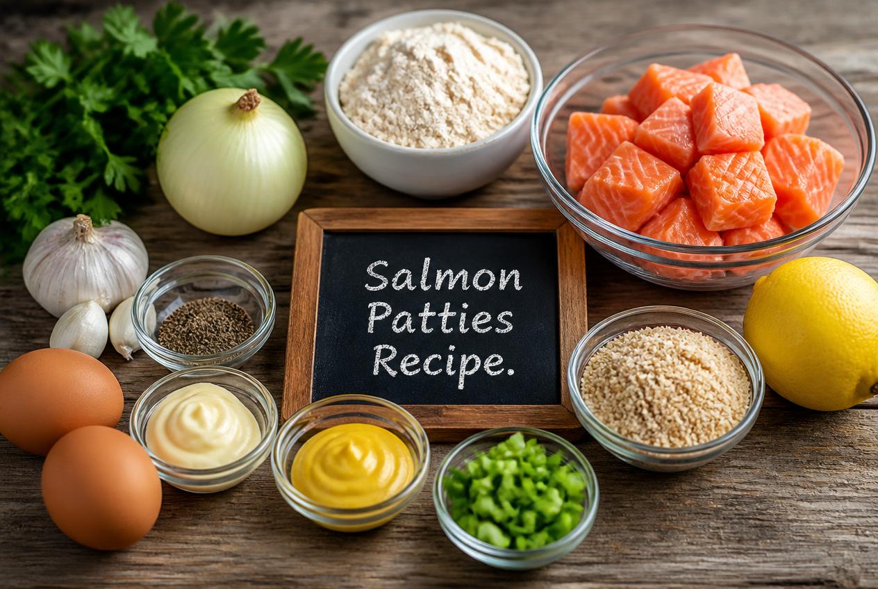 Salmon Patties Recipe Ingredients