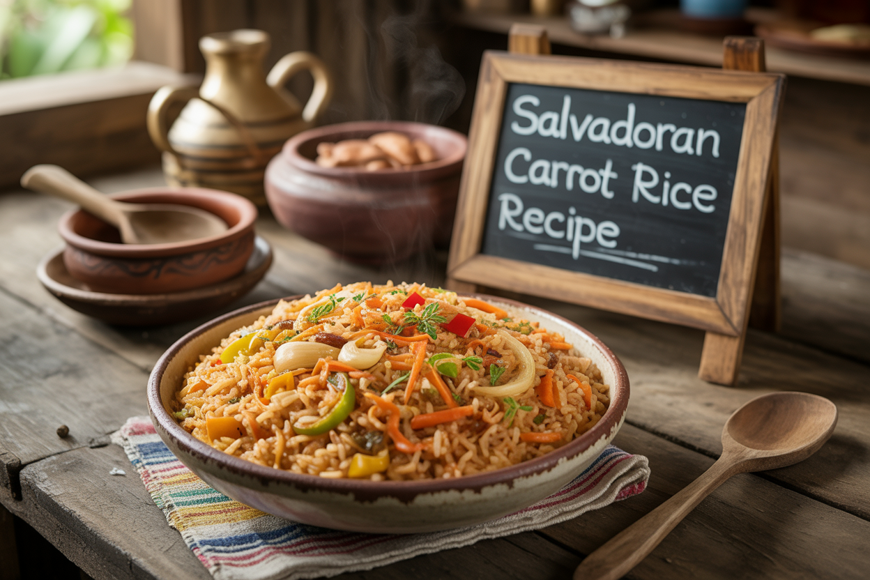 Salvadoran Carrot Rice Recipe