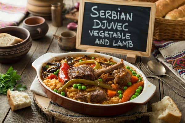Serbian Djuvec Vegetable and Lamb Recipe