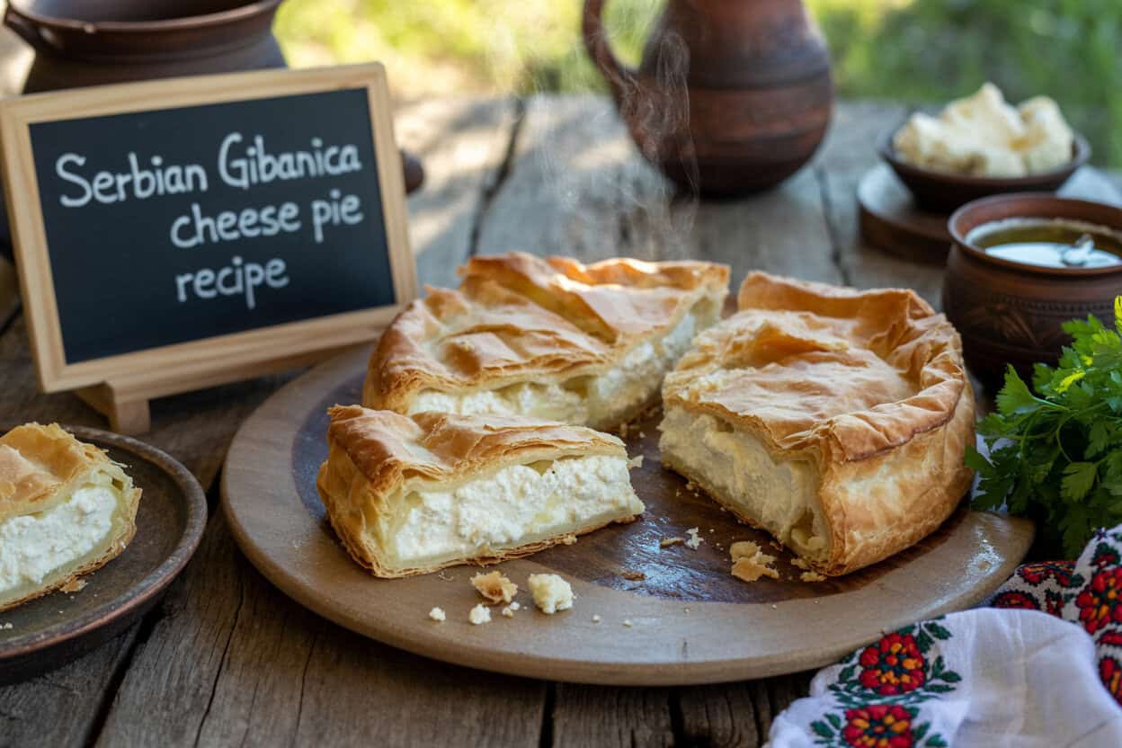 Serbian Gibanica Cheese Pie Recipe