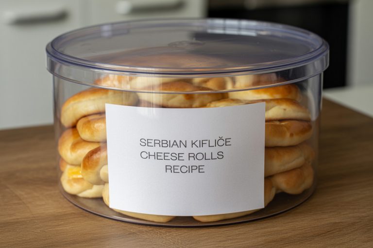 Serbian Kiflice Cheese Rolls Recipe Storage Tips