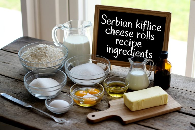 Serbian Kiflice Cheese Rolls Recipe Ingredients
