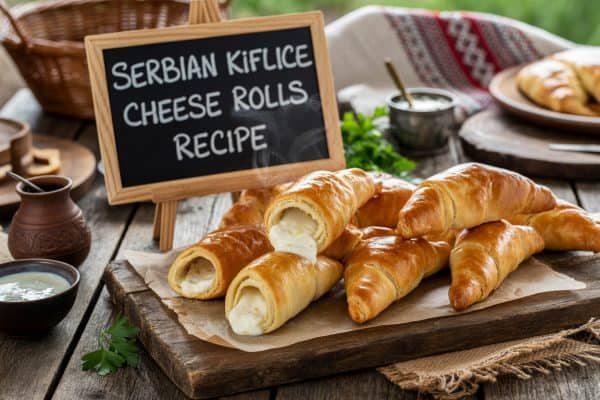 Serbian Kiflice Cheese Rolls Recipe