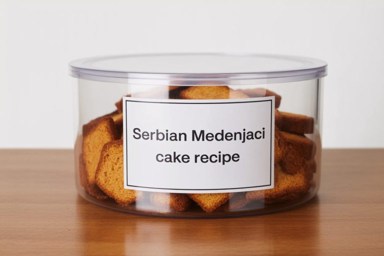 Serbian Medenjaci Cake Recipe Storage Tips