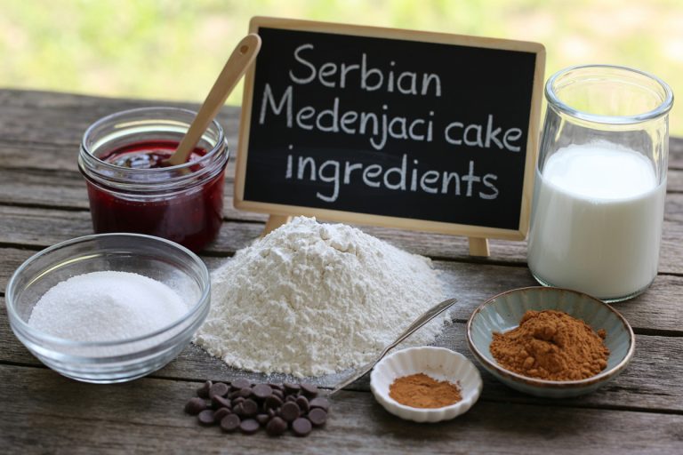 Serbian Medenjaci Cake Recipe Ingredients