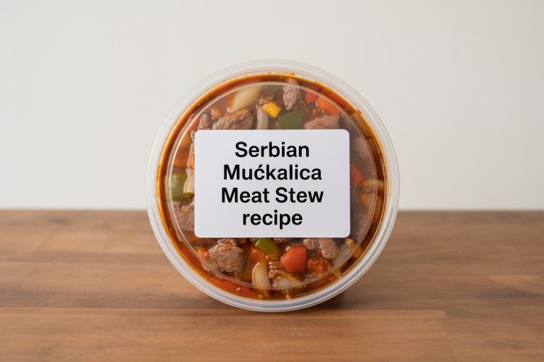 Serbian Mućkalica Meat Stew Recipe Storage Tips