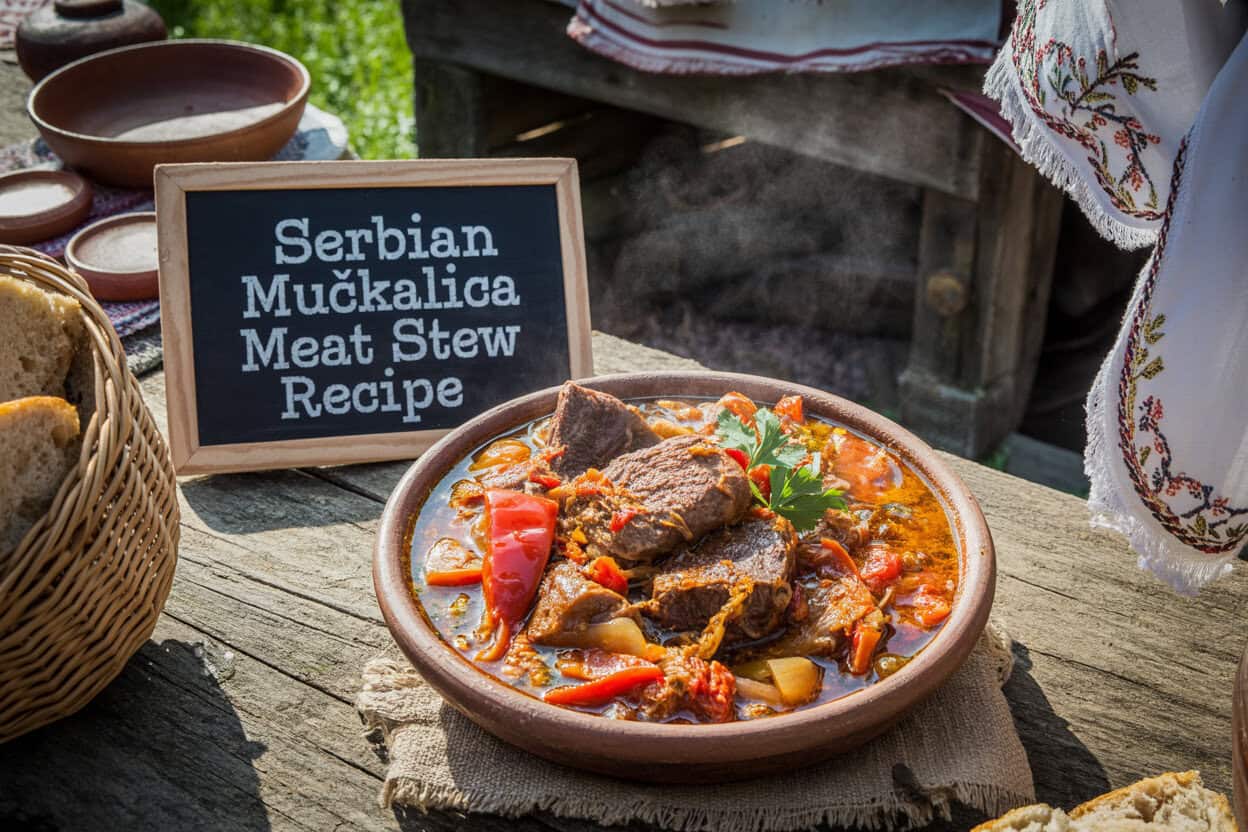 Serbian Mućkalica Meat Stew Recipe
