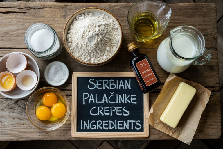 Serbian Palačinke Crepes Recipe