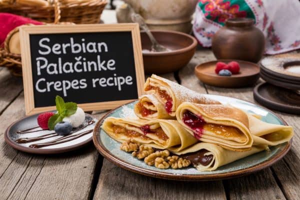 Serbian Palačinke Crepes Recipe