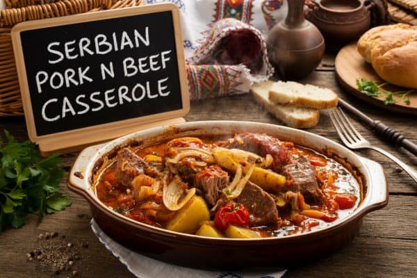 Serbian Pork n Beef Casserole Recipe