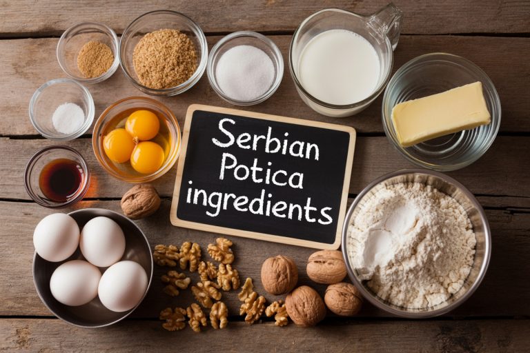 Serbian Potica Pastry Recipe Ingredients