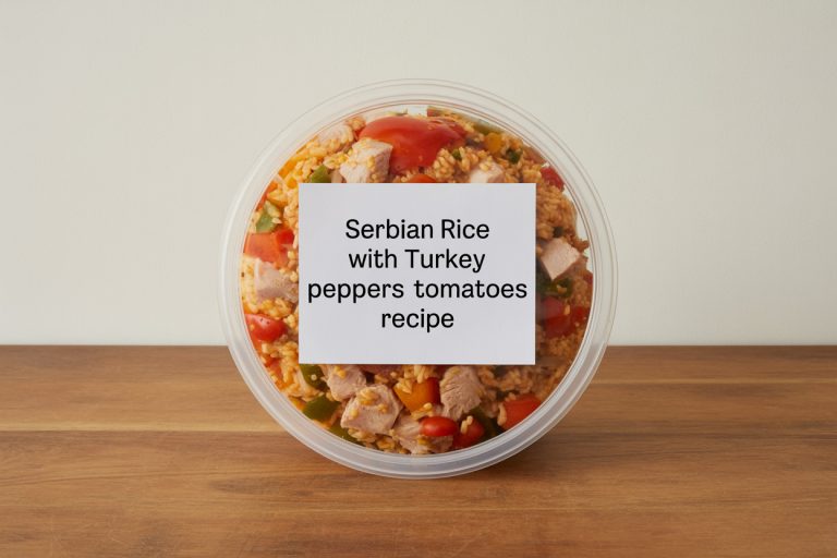 Serbian Rice with Turkey Peppers Tomatoes Recipe Storage Tips