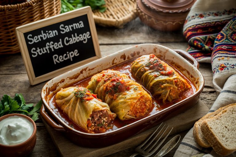 Serbian Sarma Stuffed Cabbage Recipe