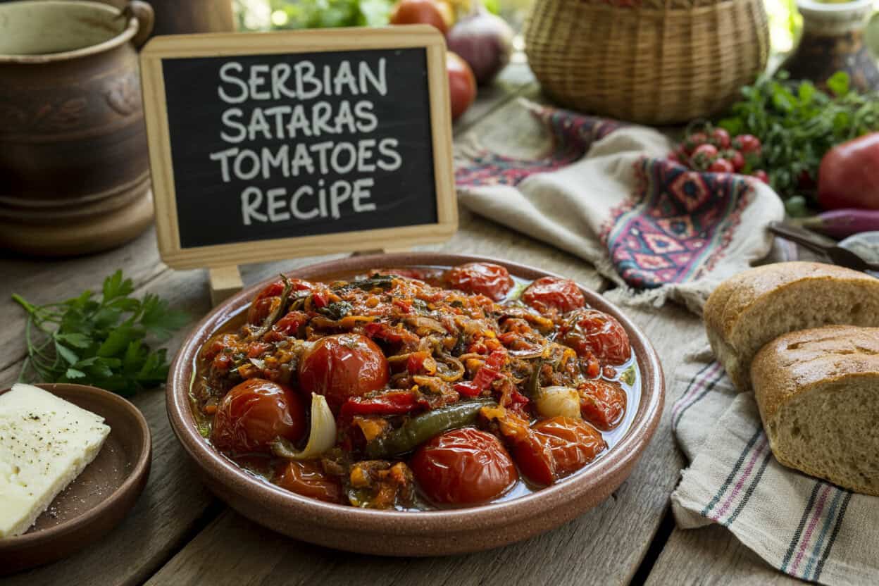 Serbian Sataras Tomatoes Recipe