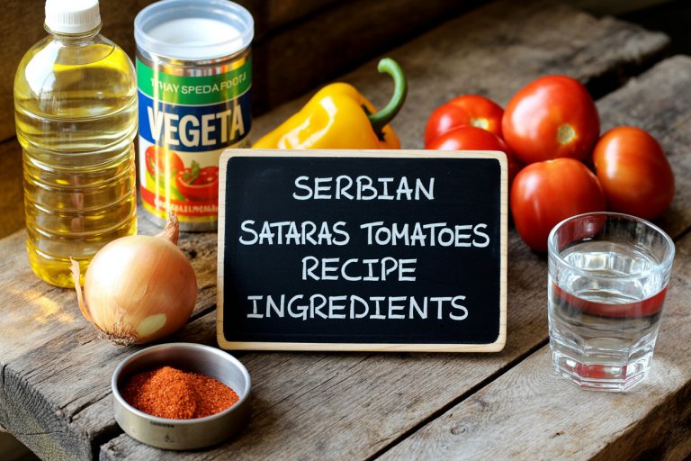 Serbian Sataras Tomatoes Recipe Ingredients