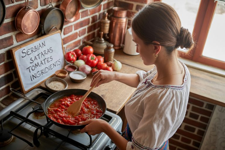 Serbian Sataras Tomatoes Recipe Cooking Tips