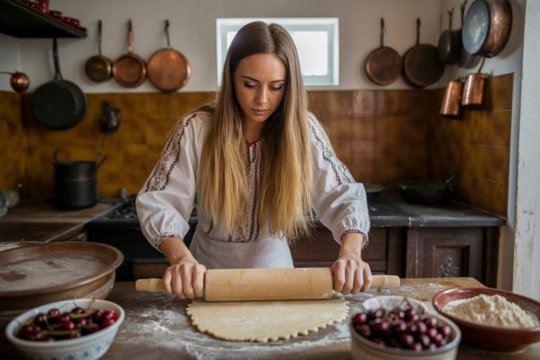 Serbian Višnjama Sour Cherry Pie Recipe Cooking TIps