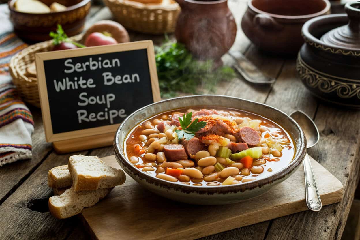 Serbian White Bean Soup Recipe